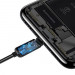 Baseus Glowing USB Lightning Cable (CALLG-01) - Lightning USB кабел за Apple устройства с Lightning порт (100 см) (черен) 4