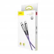 Baseus Water Drop USB-C to USB-C Cable PD 2.0 60W (CATGH-J05) (100 cm) (purple) 9