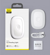 Baseus Bright Car Reading Light (CRYDD01-02) - LED лампа със залепващо се фолио (бял) 13