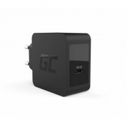 Green Cell Wall Charger USB-C 18W PD for mobile devices (black)