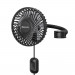 Baseus Departure Vehicle Fan (Seat Type) - USB вентилатор, прикрепящ се към подглавника на кола (черен) 2