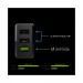 Green Cell 30W Power Source - захранване за ел. мрежа с 1 x Ultra Charge Fast Charging изход и 2 x Smart USB изхода за мобилни телефони и таблети (черен) 2