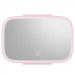 Baseus Delicate Queen Car Touch-Up Mirror (CRBZJ01-04) - огледало с LED светлина за сенника на автомобил (розов) 1