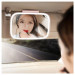 Baseus Delicate Queen Car Touch-Up Mirror (CRBZJ01-04) - огледало с LED светлина за сенника на автомобил (розов) 6