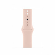 Apple Watch Series 6 GPS, 40mm Gold Aluminium Case with Pink Sand Sport Band - умен часовник от Apple  2