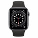 Apple Watch Series 6 GPS, 44mm Space Gray Aluminium Case with Black Sport Band - умен часовник от Apple  2