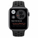Apple Watch Nike Series 6 GPS, 44mm Space Gray Aluminium Case with Anthracite/Black Nike Sport Band - умен часовник от Apple  2