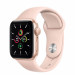 Apple Watch SE GPS, 40mm Gold Aluminium Case with Pink Sand Sport Band - умен часовник от Apple  1