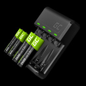 Green Cell VitalCharger Ni-MH AA and AAA Battery Charger - зарядно за презареждаеми батерии с microUSB и USB-C портове 1