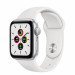 Apple Watch SE GPS, 40mm Silver Aluminium Case with White Sport Band - умен часовник от Apple  1