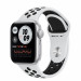 Apple Watch Nike SE GPS, 40mm Silver Aluminium Case with Pure Platinum/Black Nike Sport Band - умен часовник от Apple  1