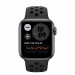 Apple Watch Nike SE GPS, 40mm Space Gray Aluminium Case with Anthracite/Black Nike Sport Band - умен часовник от Apple  2