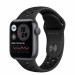 Apple Watch Nike SE GPS, 40mm Space Gray Aluminium Case with Anthracite/Black Nike Sport Band - умен часовник от Apple  1