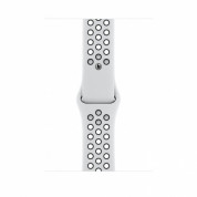 Apple Watch Nike SE GPS, 44mm Silver Aluminium Case with Pure Platinum/Black Nike Sport Band - умен часовник от Apple  2