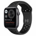 Apple Watch Nike SE GPS, 44mm Space Gray Aluminium Case with Anthracite/Black Nike Sport Band - умен часовник от Apple  1