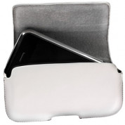 Krusell HECTOR L - кожен калъф за iPhone, Nokia, HTC, Sony, Samsung, BlackBerry и др. (бял) 1