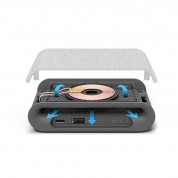 iOttie iON Wireless Qi Charging Pad Plus 10W - поставка (пад) за безжично зареждане с технология за бързо зареждане за QI съвместими мобилни устройства и допълнителен USB изход (сив) 8