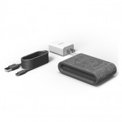 iOttie iON Wireless Qi Charging Pad Plus 10W - поставка (пад) за безжично зареждане с технология за бързо зареждане за QI съвместими мобилни устройства и допълнителен USB изход (сив) 3