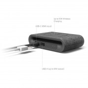 iOttie iON Wireless Qi Charging Pad Plus 10W - поставка (пад) за безжично зареждане с технология за бързо зареждане за QI съвместими мобилни устройства и допълнителен USB изход (сив) 7
