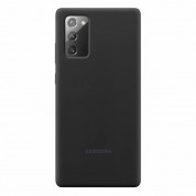 Samsung Silicone Cover Case EF-PN980TBEGEU - оригинален силиконов кейс за Samsung Galaxy Note 20 (черен)