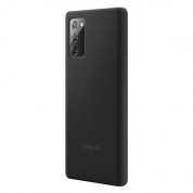 Samsung Silicone Cover Case EF-PN980TBEGEU - оригинален силиконов кейс за Samsung Galaxy Note 20 (черен) 1
