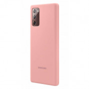 Samsung Silicone Cover Case EF-PN980TAEGEU - оригинален силиконов кейс за Samsung Galaxy Note 20 (розов) 1