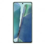 Samsung Silicone Cover Case EF-PN980TMEGEU - оригинален силиконов кейс за Samsung Galaxy Note 20 (зелен) 2