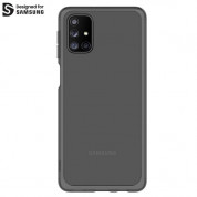 Araree Clear Cover Case - силиконов (TPU) калъф за Samsung M31s (черен)