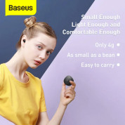 Baseus Encok WM01 TWS In-Ear Bluetooth Earphones (NGWM01-B01) - безжични блутут слушалки със зареждащ кейс (черен) 7