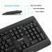 Tecknet Keyboard and Mouse Set EWK01300 v4 (X300)  - комплект клавиатура и безжична мишка за офиса (черен) 7