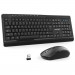 Tecknet Keyboard and Mouse Set EWK01300 v4 (X300)  - комплект клавиатура и безжична мишка за офиса (черен) 1