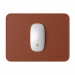 Satechi Eco-Leather Mouse Pad - дизайнерски кожен пад за мишка (тъмнокафяв) 1