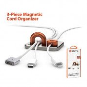 Griffin Guide 3-Piece Magnetic Cord Organizer - комплект магнитен органайзер за кабели (сребрист) 1