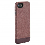 Incase Textured Snap Case - текстилен удароустойчив кейс за iPhone SE (2022), iPhone SE (2020), iPhone 8, iPhone 7 (червен) 2
