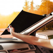 Baseus Auto Close Car Front Window Sunshade Retractable Curtain Sun Visor (CRZYD-A0S) (silver) 10