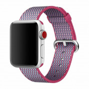 Apple Watch Woven Nylon Band Berry - оригинална текстилна каишка за Apple Watch 38мм, 40мм (розов)
