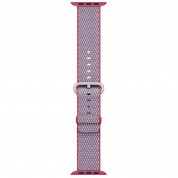 Apple Watch Woven Nylon Band Berry - оригинална текстилна каишка за Apple Watch 38мм, 40мм (розов) 2