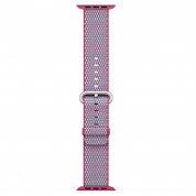 Apple Watch Woven Nylon Band Berry - оригинална текстилна каишка за Apple Watch 38мм, 40мм (розов) 3