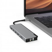 Alogic USB-C Dock Plus with Power Delivery - мултифункционален хъб за свързване на допълнителна периферия за компютри с USB-C (сив) 2