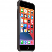 Apple Silicone Case - оригинален силиконов кейс за iPhone SE (2022), iPhone SE (2020), iPhone 8, iPhone 7 (тъмносив) 4