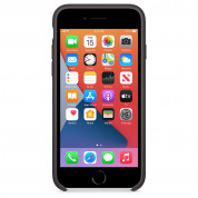 Apple Silicone Case - оригинален силиконов кейс за iPhone SE (2022), iPhone SE (2020), iPhone 8, iPhone 7 (черен) 5
