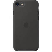 Apple Silicone Case - оригинален силиконов кейс за iPhone SE (2022), iPhone SE (2020), iPhone 8, iPhone 7 (черен) 1