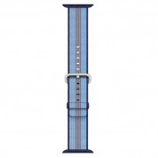 Apple Watch Woven Nylon Midnight Blue - оригинална текстилна каишка за Apple Watch 38мм, 40мм (син)