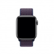Apple Watch Band Sport Loop Indigo - оригинална текстилна каишка за Apple Watch 38мм, 40мм (син-лилав)
