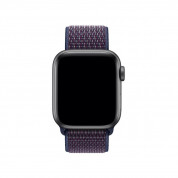 Apple Watch Band Sport Loop Indigo - оригинална текстилна каишка за Apple Watch 38мм, 40мм (син-лилав) 2