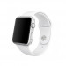 Apple Sport Band White Stainless Steel Pin - оригинална силиконова каишка за Apple Watch 42мм, 44мм (бял) (retail) 1