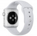 Apple Sport Band Stainless Steel Pin - оригинална силиконова каишка за Apple Watch 42мм, 44мм (бледосив) (retail) 5