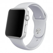 Apple Sport Band Stainless Steel Pin - оригинална силиконова каишка за Apple Watch 42мм, 44мм (бледосив) (retail)