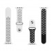 Tactical 174 Double Silicone Sport Band - силиконова каишка за Apple Watch 42мм, 44мм, 45мм, Ultra 49мм (бял-черен) 2