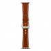 Tactical 291 Genuine Leather Band - кожена (естествена кожа) каишка за Apple Watch 42мм, 44мм, 45мм, Ultra 49мм (кафяв) 1